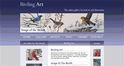 Desktop Screenshot of birdingart.com